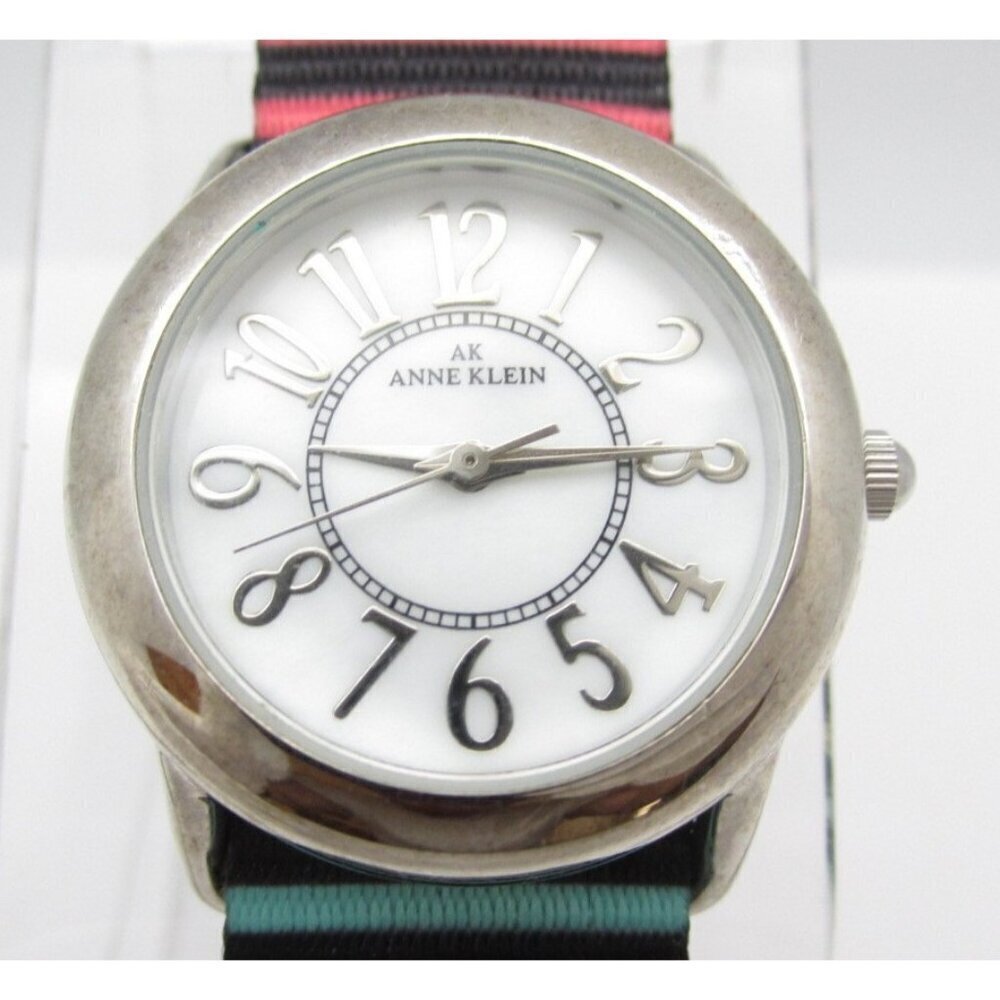 Women Anne Klein Quartz WR Analog 29mm Round Watch (H789) "New Battery"